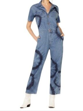 Wrangler Denim Tie-Dye Boilersuit Women's L